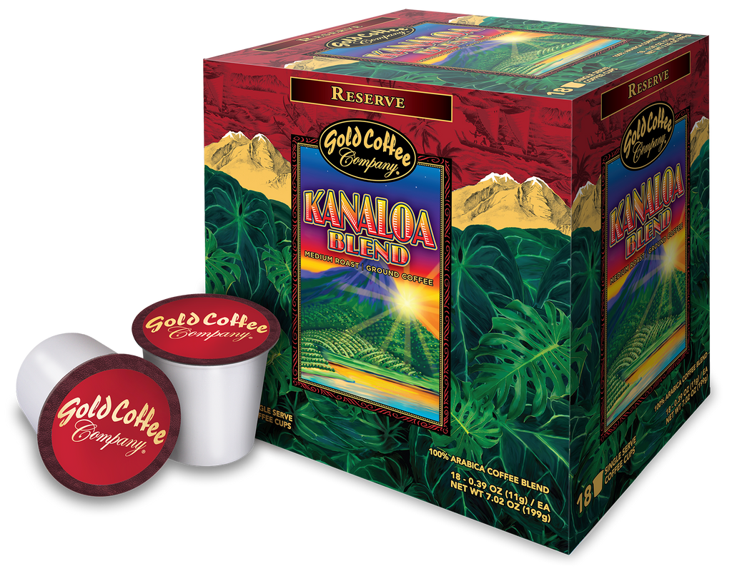 Kanaloa Blend - 18 ct – GoldCoffeeCompany
