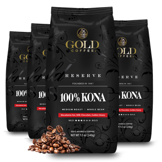 Kona Bloom - 100% Medium Roast Whole Bean Kona Coffee - Big Island Coffee Roasters Kona Bloom - 100% Medium Roast Whole Bean Kona Coffee - Big Island Coffee Roasters